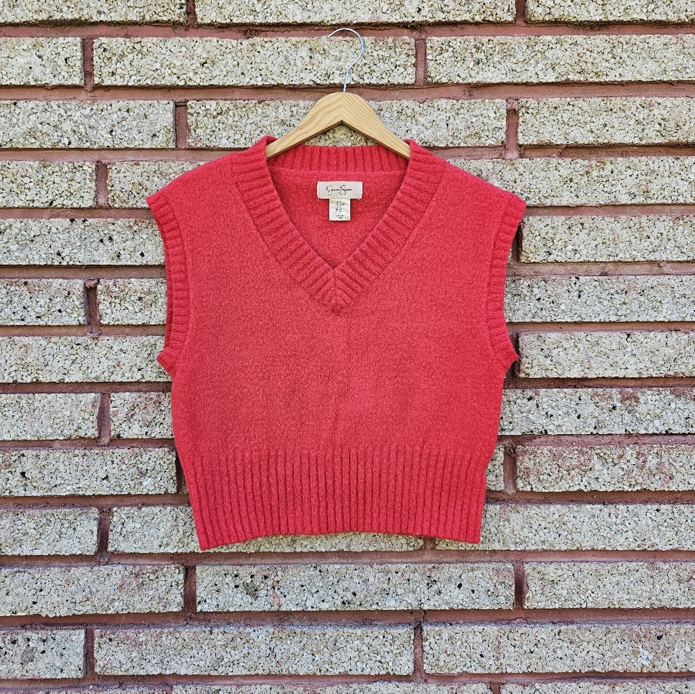Jessica Simpson - Red Sweater Vest Size XS